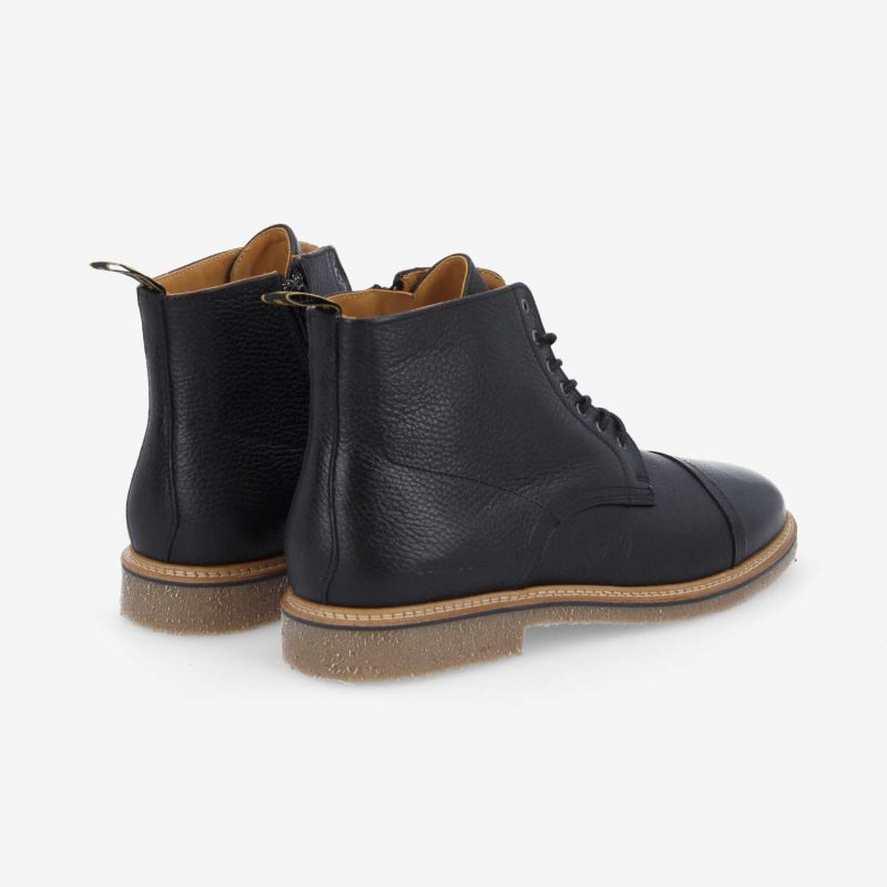 DUBLIN HUNT BOOTS M - GRAINED LEATHER -  NOIR